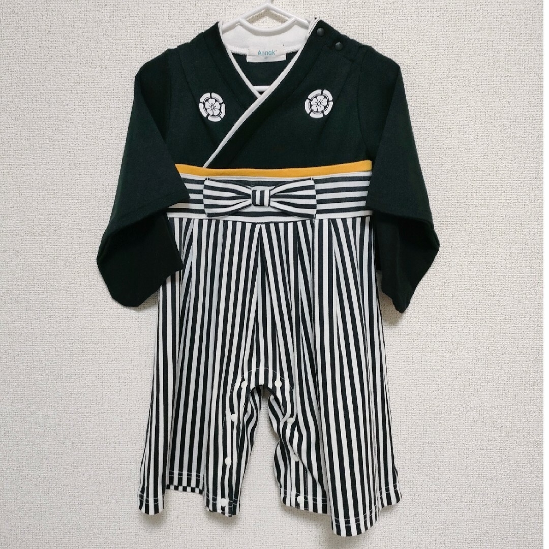 サイズ80　袴　ロンパース キッズ/ベビー/マタニティのベビー服(~85cm)(ロンパース)の商品写真