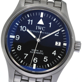 インターナショナルウォッチカンパニー(IWC)のIWC IWC SCHAFFHAUSEN IW325307 パイロットウォッチ マークXV デイト 自動巻き メンズ 保証書付き_806582(腕時計(アナログ))