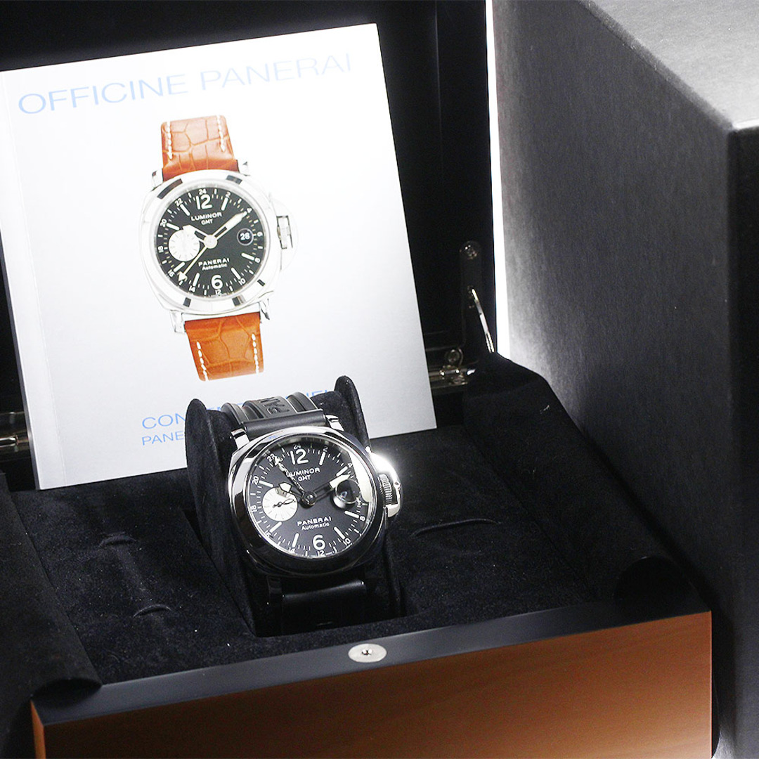 PANERAI(パネライ)のパネライ PANERAI PAM00088 ルミノール GMT デイト 自動巻き メンズ 箱付き_805736 メンズの時計(腕時計(アナログ))の商品写真