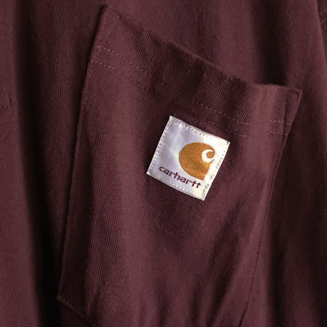 carhartt(カーハート)の2XL TALLサイズ/カーハート ヘンリーネック 長袖 Tシャツ メンズのトップス(Tシャツ/カットソー(七分/長袖))の商品写真