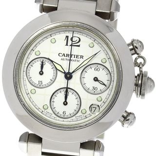 カルティエ(Cartier)のカルティエ CARTIER W31039M7 パシャC クロノ デイト 自動巻き ボーイズ _805216(腕時計(アナログ))