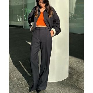 クラネ(CLANE)のCLANE クラネ LOW WAIST STRAIGHT PANTS(カジュアルパンツ)