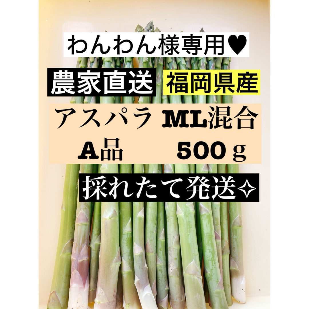 わんわん様専用♥︎アスパラガス 食品/飲料/酒の食品(野菜)の商品写真