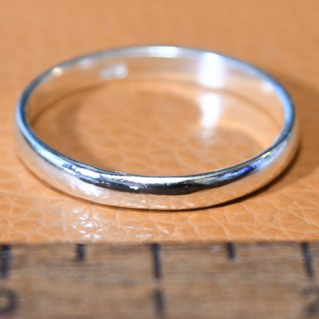 SR2499 指輪シルバー925刻リング　18.5号　シンプル　マリッジにも レディースのアクセサリー(リング(指輪))の商品写真