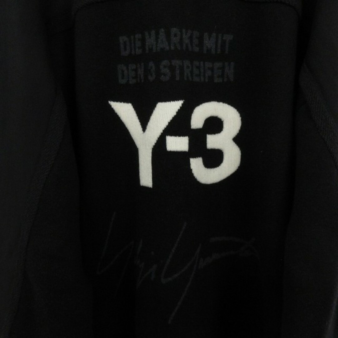 Y-3(ワイスリー)のワイスリー ニットジャケット ジップアップ オーバーサイズ 黒 L ■SM1 メンズのトップス(ニット/セーター)の商品写真