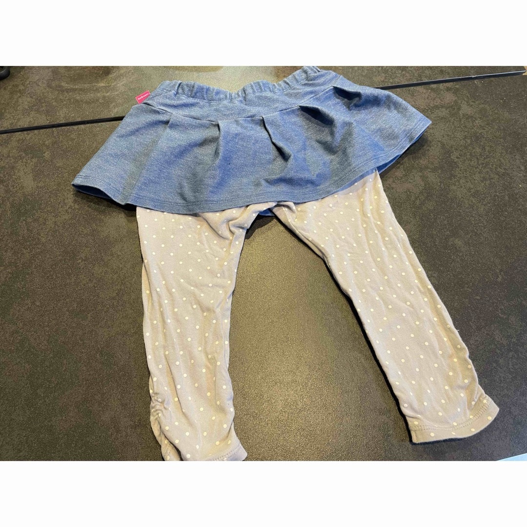 HOT BISCUITS(ホットビスケッツ)のホットビスケッツ スカート付きパンツ 80 キッズ/ベビー/マタニティのベビー服(~85cm)(パンツ)の商品写真
