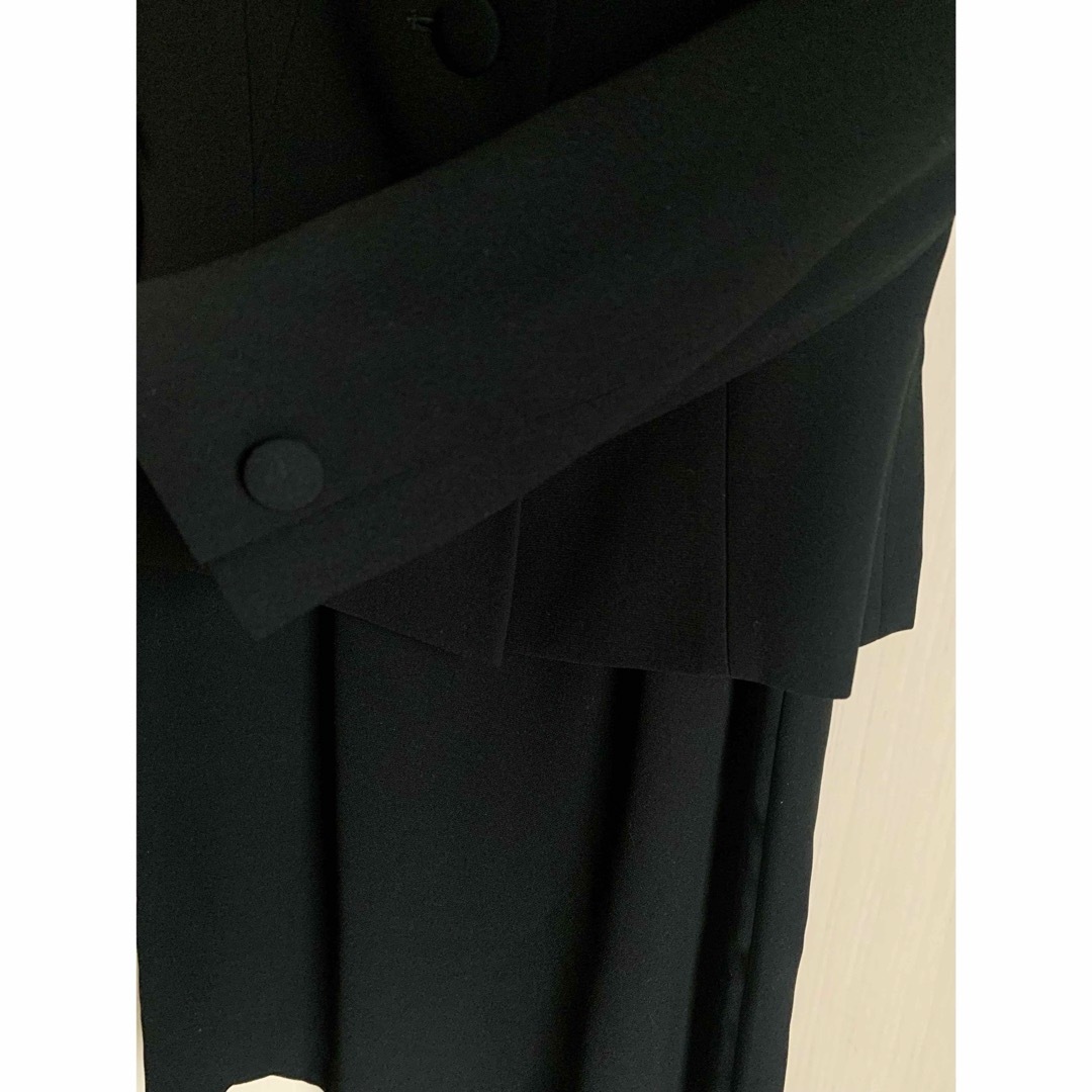 ブラックフォーマル　セレモニースーツ　冠婚葬祭　ワンピース　ジャケット　喪服　 レディースのフォーマル/ドレス(礼服/喪服)の商品写真