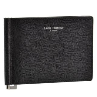 サンローラン(Saint Laurent)のサンローラン パリ SAINT LAURENT PARIS 財布 メンズ 二つ折り財布  378005 BTY0N 1000(マネークリップ)