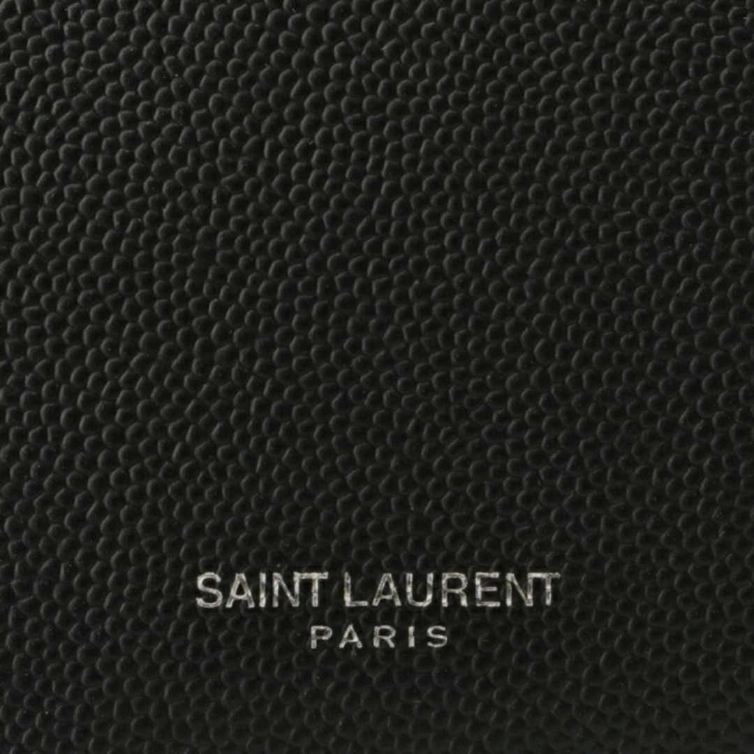 Saint Laurent(サンローラン)のサンローラン パリ SAINT LAURENT PARIS 名刺入れ メンズ カーフスキン カードケース  469338 BTY7N 1000 メンズのファッション小物(名刺入れ/定期入れ)の商品写真