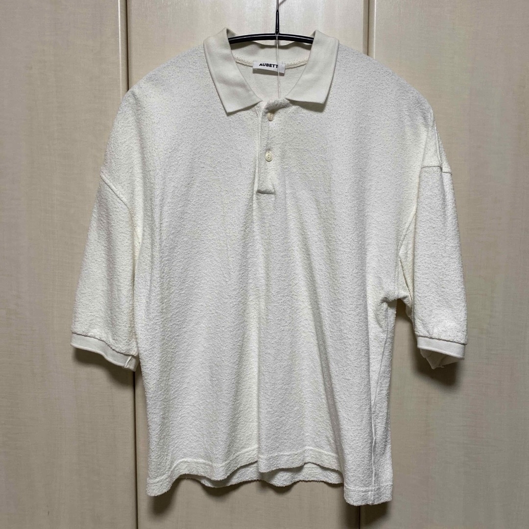 COMOLI(コモリ)のAUBETT BRUSH PILE OVERSIZED POLO メンズのトップス(ポロシャツ)の商品写真