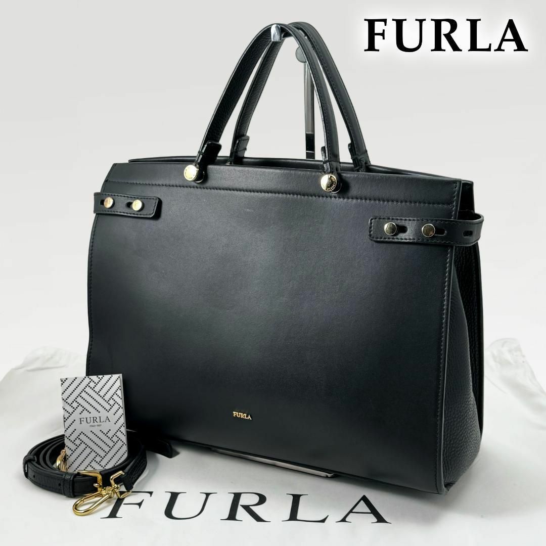 純正布保存袋FURLA フルラ ショルダーバッグ 2way ビジネスバッグ