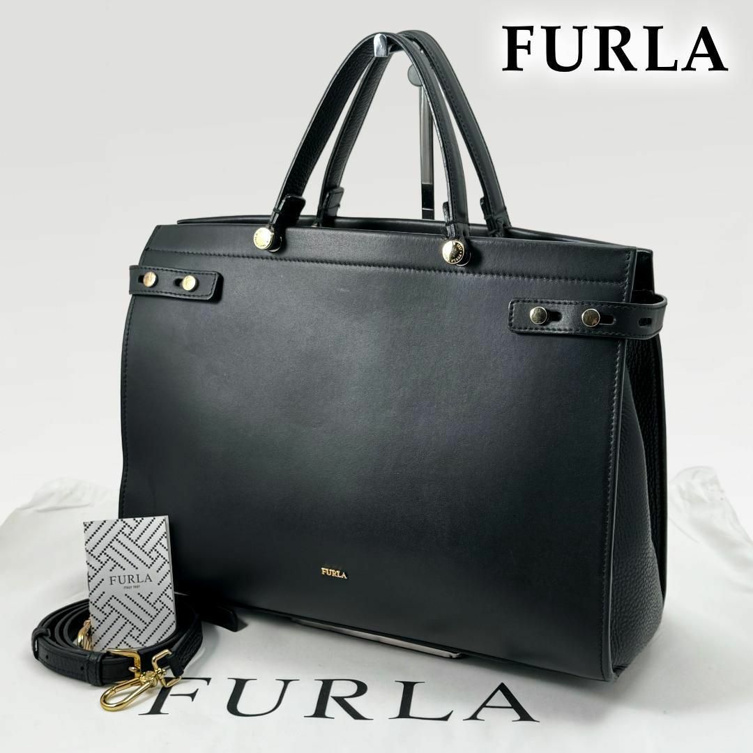 Furla(フルラ)のフルラ 2wayバッグ ビジネスバッグ メルキュリオ 通勤 通学 ブラック 黒 レディースのバッグ(その他)の商品写真