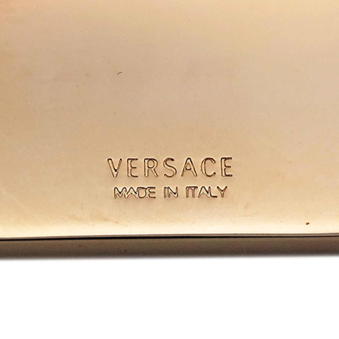 VERSACE(ヴェルサーチ)のヴェルサーチェ VERSACE キーリング レディース メンズ ブランド キーホルダー チャーム メデューサ ゴールド 金 おしゃれ かっこいい 【中古】 メンズのファッション小物(キーホルダー)の商品写真