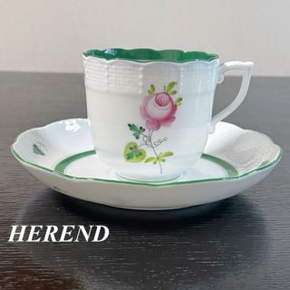 Herend - 春SALE☆ヘレンドHERENDウィーンの薔薇 コーヒーカップ&ソーサー②