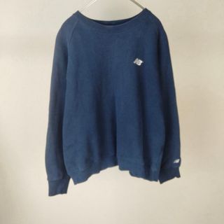 ニューバランス　NB ロゴ刺繍　スウェット　トレーナー　古着　ゆるダボ　シンプル