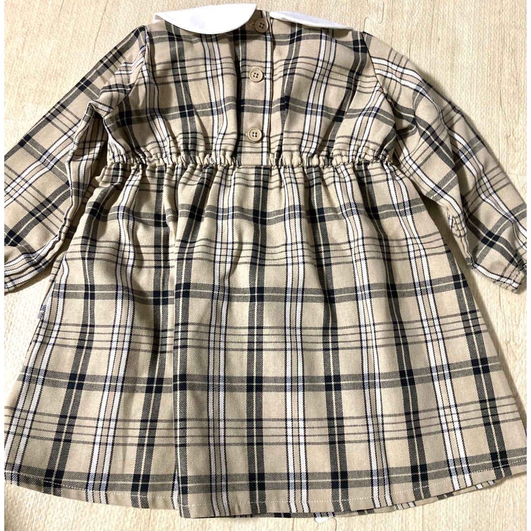 ポロベビー　チェックワンピース　95  新品　未使用 キッズ/ベビー/マタニティのキッズ服女の子用(90cm~)(ワンピース)の商品写真