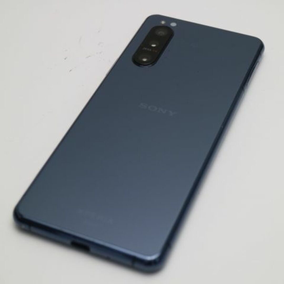 Xperia(エクスペリア)のSOG02 Xperia 5 II ブルー SIMロック解除済み M666 スマホ/家電/カメラのスマートフォン/携帯電話(スマートフォン本体)の商品写真