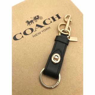 コーチ(COACH)の【COACH☆新品】大人気☆ブラック☆ターンロック☆男女兼用☆バッグ チャーム☆(キーホルダー)