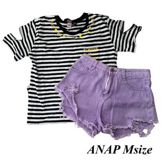 ANAP - ☆最終値下げ☆【ANAP】ANAPGIRL Tシャツ＆ショートパンツset