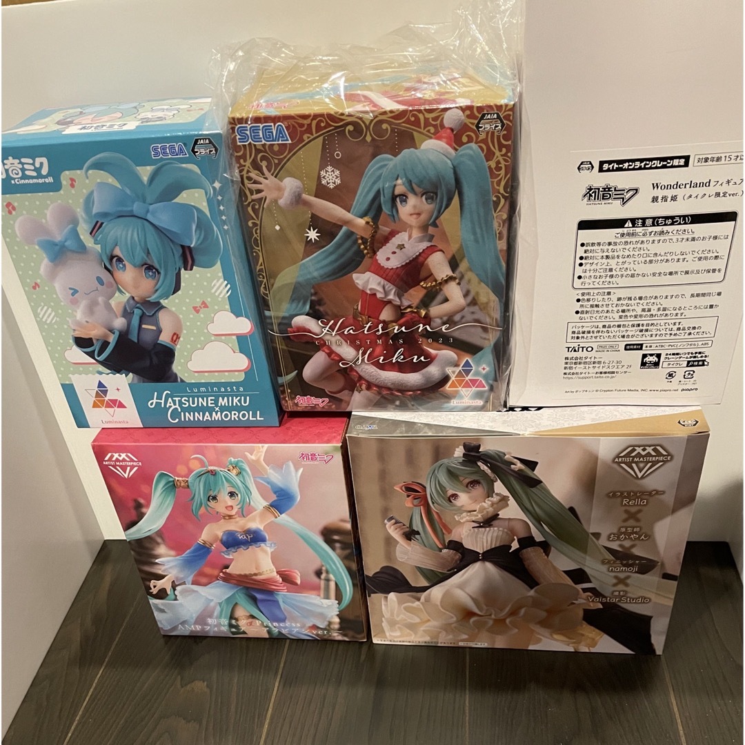 初音ミクフィギュア5点セット 初音ミクフィギュア5点セット