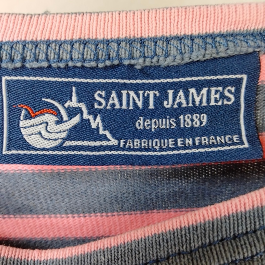 SAINT JAMES(セントジェームス)のSAINTJAMES セントジェームス　ボーダー　ロンt 長袖　古着　春服 メンズのトップス(Tシャツ/カットソー(七分/長袖))の商品写真