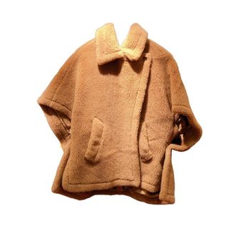 Max Mara - 大人気!在庫限り!【MAX MARA】テディベア ケープ サンド Max Mara - 大人気!在庫限り!【MAX MARA】テディベア ケープ サンド