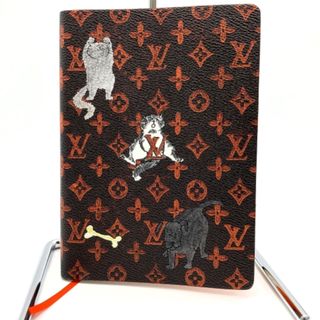 ルイヴィトン(LOUIS VUITTON)のルイ・ヴィトン GI0358 キャットグラム 猫 ねこ カイエ・クレマンス 手帳 ブラウン LOUIS VUITTON 【中古】(手帳)