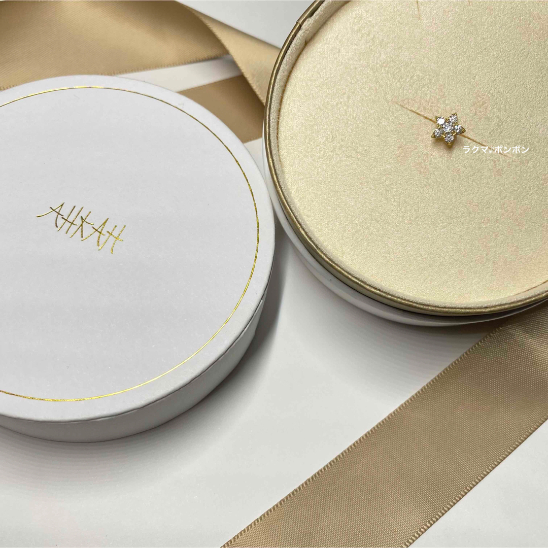 AHKAH(アーカー)のアーカー　AHKAH K18 ダイヤモンド　プルミエトワール ピアス　片耳用 レディースのアクセサリー(ピアス)の商品写真