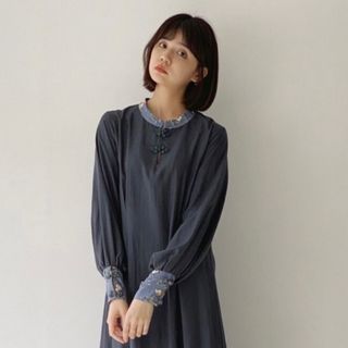 フィント(F i.n.t)のidem/Flower China Onepiece(ロングワンピース/マキシワンピース)