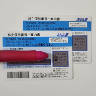 エーエヌエー(ゼンニッポンクウユ)(ANA(全日本空輸))のANA　株主優待券　2枚(その他)