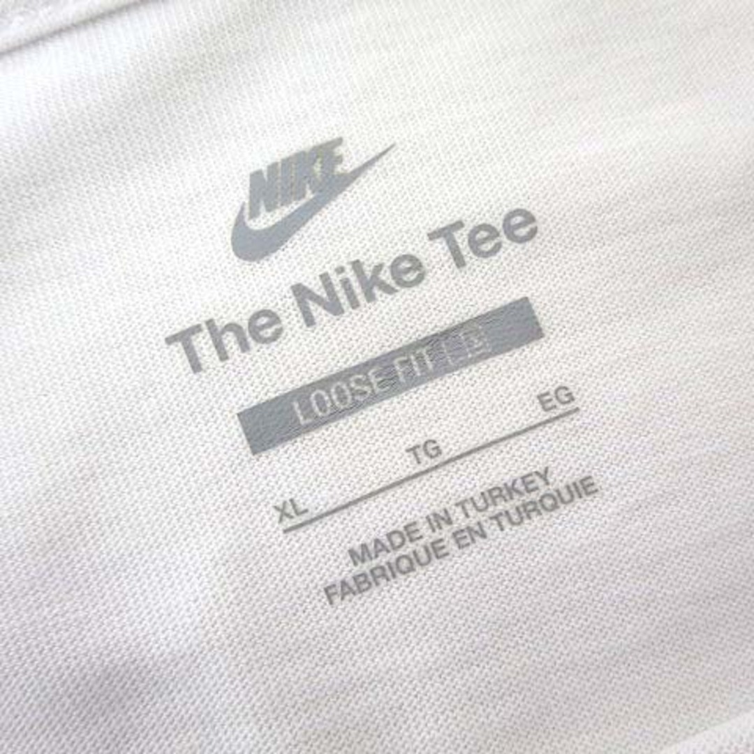 NIKE(ナイキ)のナイキ NIKE Tシャツ ラバー アニマル ロゴ クロップド 長袖 XL 白 レディースのトップス(Tシャツ(長袖/七分))の商品写真