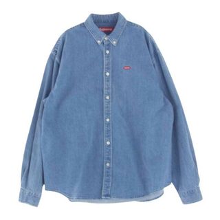 シュプリーム(Supreme)のSupreme シュプリーム その他トップス 23AW Small Box Shirt スモールボックスロゴ デニム ボタンダウン シャツ ライトブルー系 M【中古】(タンクトップ)