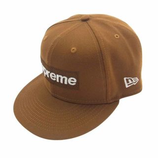 Supreme - Supreme シュプリーム キャップ 22AW × New Era ニューエラ Money Box Logo Cap マネー ボックスロゴ キャップ 帽子 ブラウン系 59.6cm【中古】