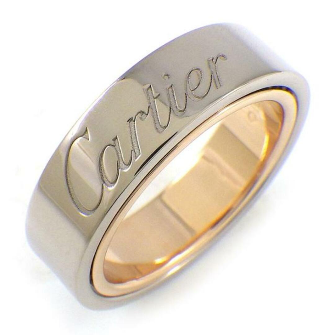 Cartier(カルティエ)のカルティエ Cartier リング ラブ シークレット ロゴ K18WG K18PG 11号 / #51 【中古】 レディースのアクセサリー(リング(指輪))の商品写真