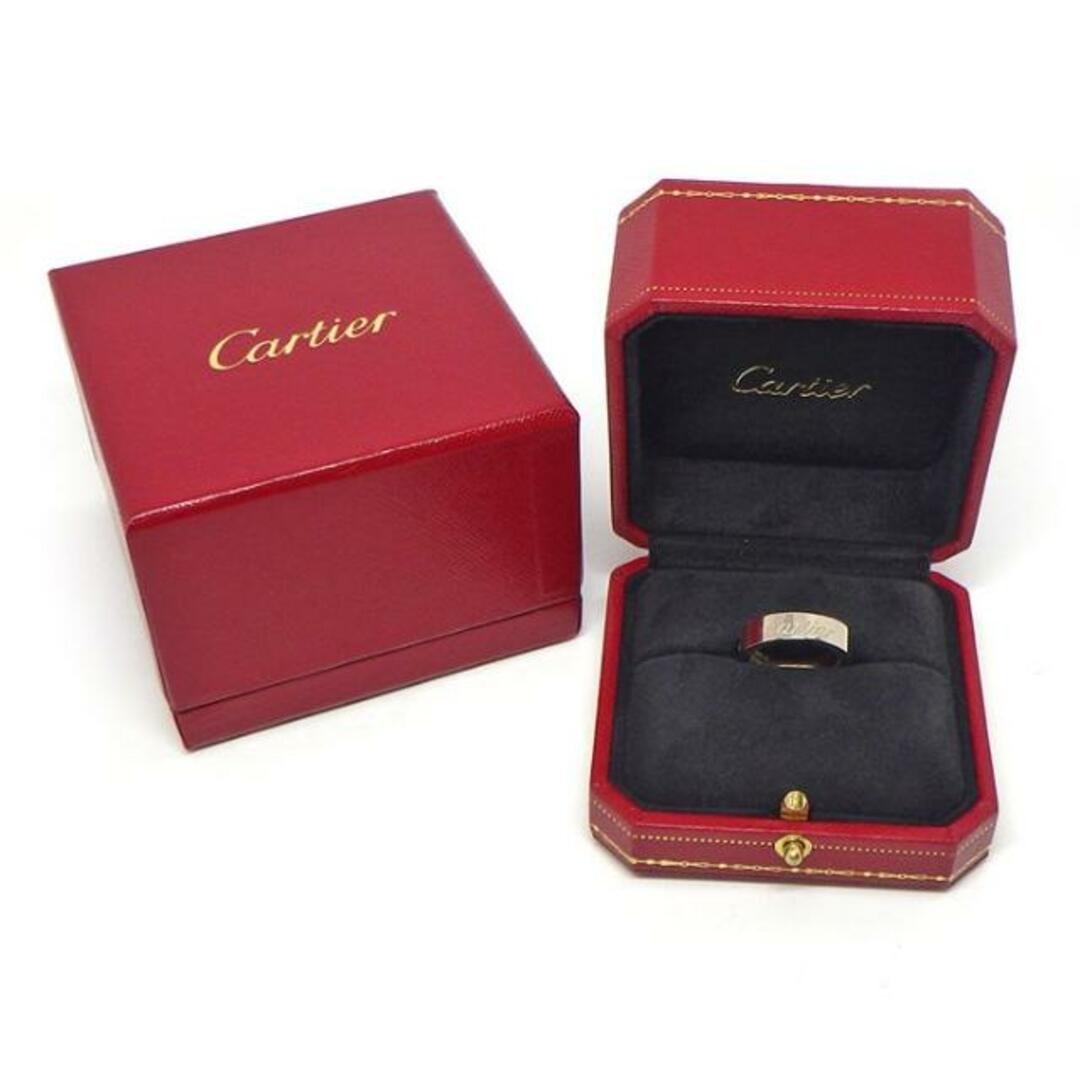 Cartier(カルティエ)のカルティエ Cartier リング ラブ シークレット ロゴ K18WG K18PG 11号 / #51 【中古】 レディースのアクセサリー(リング(指輪))の商品写真