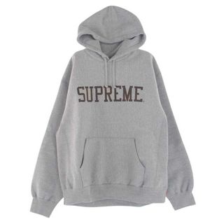 シュプリーム(Supreme)のSupreme シュプリーム パーカー 23AW Varsity Hooded Sweatshirt バーシティ スウェット パーカー グレー系 L【新古品】【未使用】【中古】(パーカー)