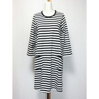 marimekko - 新品 12,600円 marimekko マリメッコ　ボーダーの9分袖ワンピース