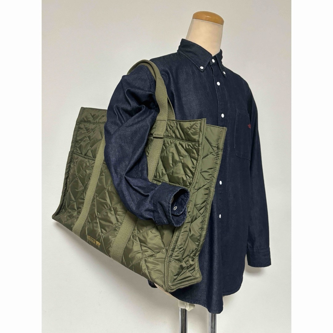 Barbour(バーブァー)のバブアー/コラボ/ドレステリア/トート/バッグ/限定/キルティング/別注/カーキ レディースのバッグ(トートバッグ)の商品写真