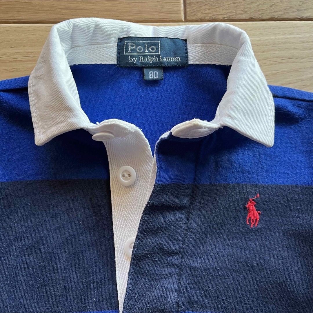 POLO RALPH LAUREN(ポロラルフローレン)のポロラルフローレン ラガーシャツ　80 キッズ/ベビー/マタニティのベビー服(~85cm)(シャツ/カットソー)の商品写真