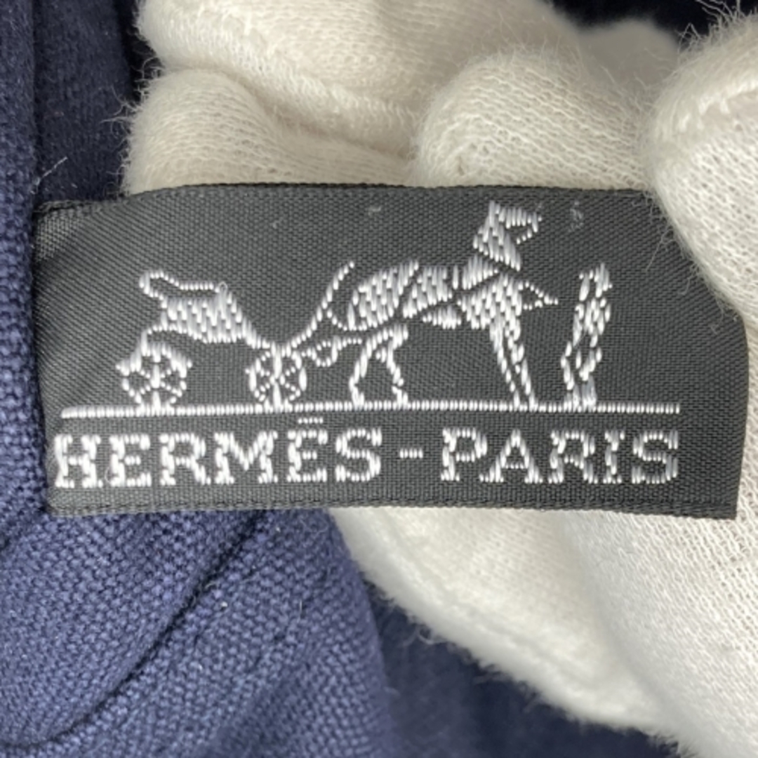 Hermes(エルメス)のエルメス ハンドバッグ トートバッグ フールトゥPM ネイビー キャンバス レディース メンズ HERMES 【中古】 レディースのバッグ(ハンドバッグ)の商品写真