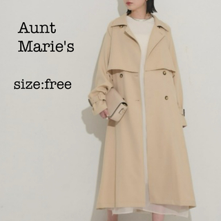 Aunt Marie's ベーシックトレンチコート ロング スプリングコート