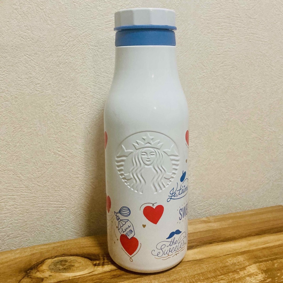 Starbucks(スターバックス)の【限定】ステンレスロゴボトル　バレンタイン　2022 インテリア/住まい/日用品のキッチン/食器(タンブラー)の商品写真