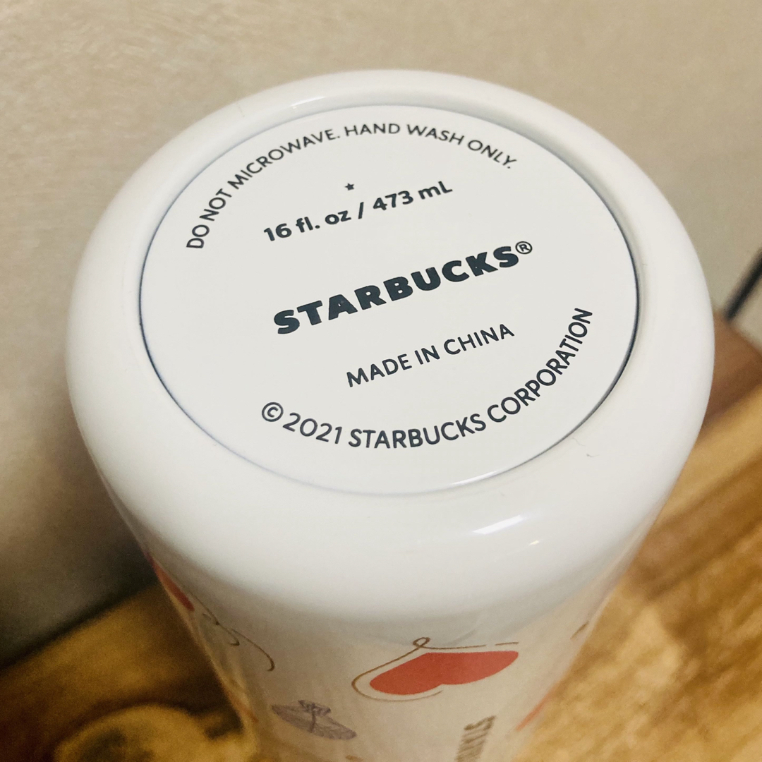 Starbucks(スターバックス)の【限定】ステンレスロゴボトル　バレンタイン　2022 インテリア/住まい/日用品のキッチン/食器(タンブラー)の商品写真