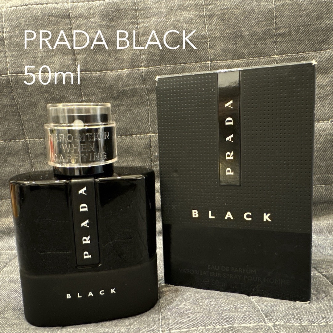 PRADA(プラダ)の未使用 PRADA プラダ ルナロッサ ブラック オーデパルファム 50ml香水 コスメ/美容の香水(香水(男性用))の商品写真