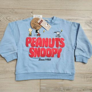 スヌーピー(SNOOPY)のスヌーピー　トレーナー　裏起毛　100(Tシャツ/カットソー)