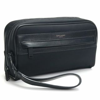 サンローラン(Saint Laurent)の【新品 未使用】サンローラン セカンドバッグ 635166 ブラック メンズ(セカンドバッグ/クラッチバッグ)