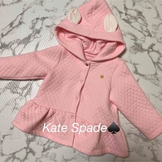 kate spade new york - kates pade new york kids ♠️キャットイヤーキルトパーカ