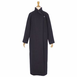 マックスマーラ(Max Mara)の美品 マックスマーラ Max Mara コート 白タグ ロングコート ダブルブレスト ウール カシミヤ アウター レディース JI40 USA6 FB38(M相当) ブラック(その他)