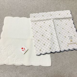 プライベートレーベル(PRIVATE LABEL)の【新品】PRIVATE LABEL プライベートレーベル　ハンカチ　2枚セット(ハンカチ)