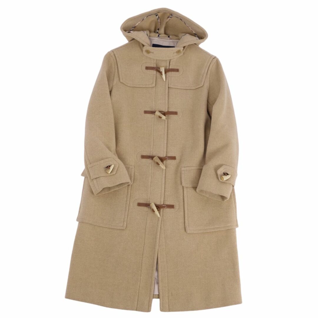 BURBERRY(バーバリー)のバーバリー ロンドン BURBERRY LONDON コート ダッフルコート ジップアップ ウール アウター レディース 40(M相当) ブラウンベージュ レディースのジャケット/アウター(その他)の商品写真